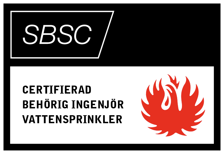 Certifierad behörig ingenjör vattensprinkler