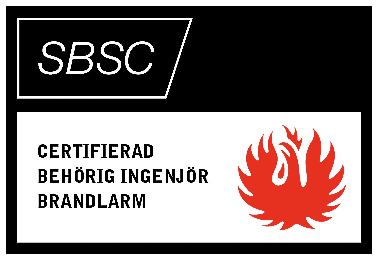 Certifierad behörig ingenjör brandlarm